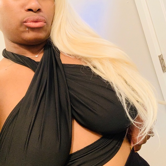 Criss cross top black M , orange xs-L - Picture 2 of 3